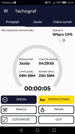 Tachograf - asystent każdego K screenshot 1