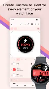 Tarcze zegarka Pujie Wear OS 6 screenshot