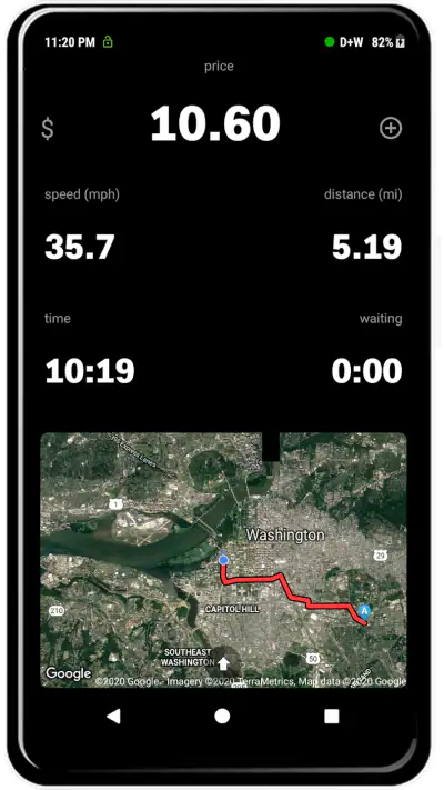Taximeter screenshot 1
