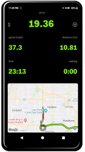 Taximeter screenshot