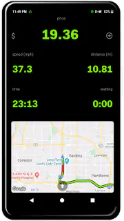 Taximeter screenshot 2