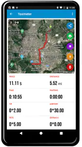 Taximeter screenshot