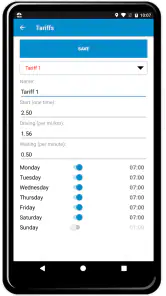 Taximeter screenshot