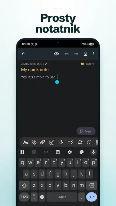 Teka Notes: Notatnik screenshot 1