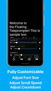 Teleprompter: Floating Notes screenshot