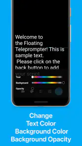 Teleprompter: Floating Notes screenshot