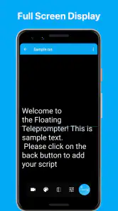 Teleprompter: Floating Notes screenshot