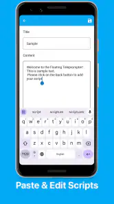 Teleprompter: Floating Notes screenshot