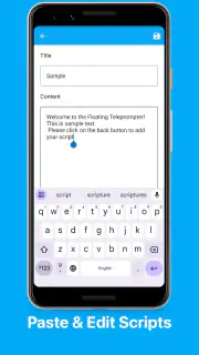Teleprompter: Floating Notes screenshot 8