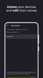 Televizo Companion screenshot
