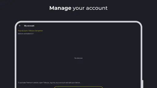 Televizo Companion screenshot