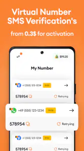Temp Number - Receive SMS screenshot