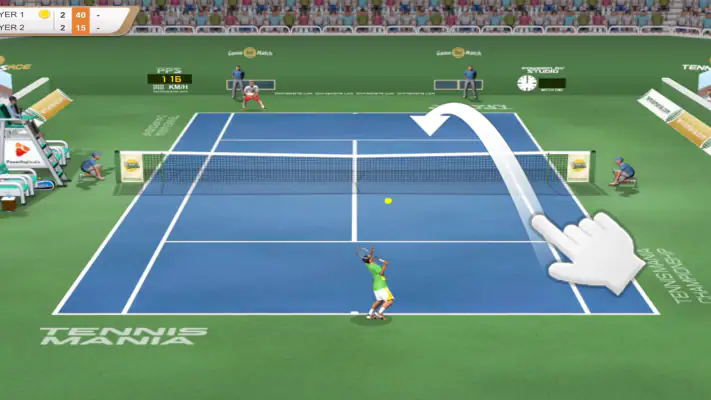 Tennis Mania Mobile screenshot 1