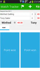 Tennis Math: score & stats screenshot