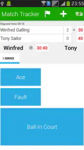 Tennis Math: score & stats screenshot