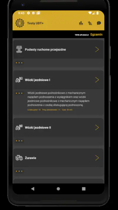 Testy UDT+ screenshot 1