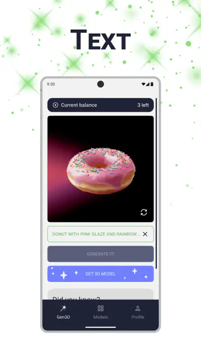 TextTo3D: AI 3D Model Maker screenshot 1