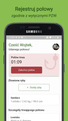 The Fish - rejestr połowów ryb screenshot 1