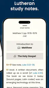 The Lutheran Study Bible screenshot