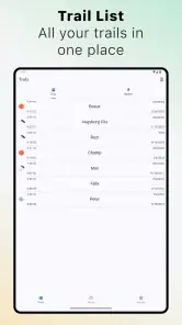 The Mantrailing App screenshot