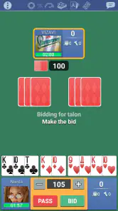 Thousand 1000 Online card game screenshot