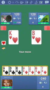 Thousand 1000 Online card game screenshot