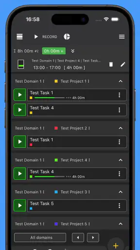 Time Tracker - Timesheet screenshot 1