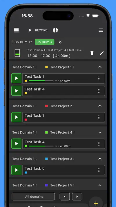 Time Tracker - Timesheet screenshot 1