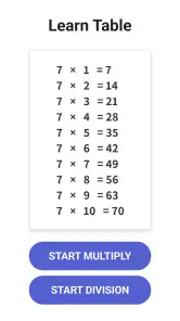 Times Tables - Multiplication screenshot