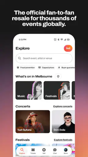 Tixel－Face Value Ticket Resale screenshot 1