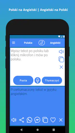 Tłumacz angielsko polski screenshot 1