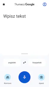 Tłumacz Google screenshot