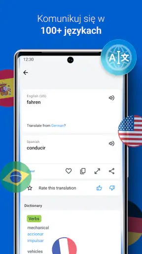 Tłumacz iTranslate screenshot 1