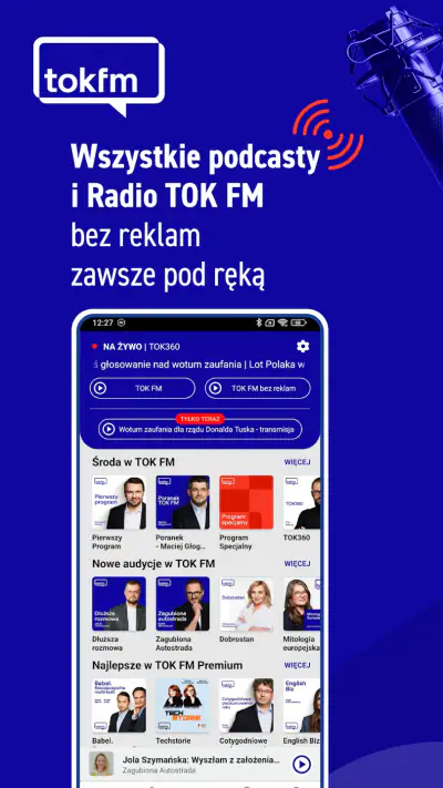 TOK FM - Radio i Podcasty screenshot 1