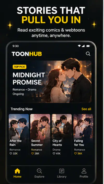 ToonHub: Comics & Webtoon screenshot 1