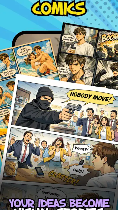 Toonly: AI Story & Comic Maker screenshot 1