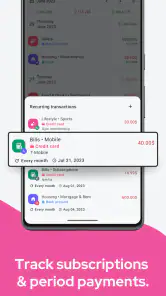 Trackwallet: Budget & Expenses screenshot