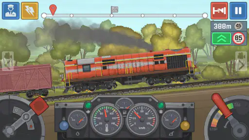 Train Simulator – kolej 2D screenshot 2