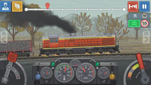 Train Simulator – kolej 2D screenshot 3