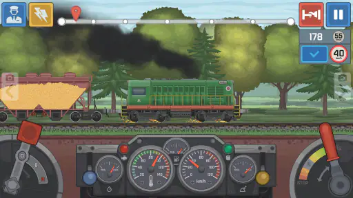 Train Simulator – kolej 2D screenshot 4
