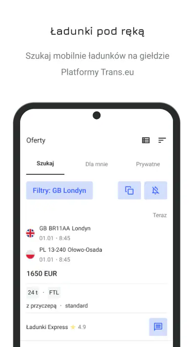Trans.eu screenshot 1