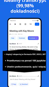 Transkrybuj audio na tekst screenshot