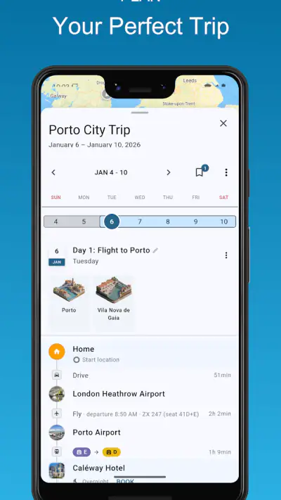 Tripomatic Planer i Mapy screenshot 1