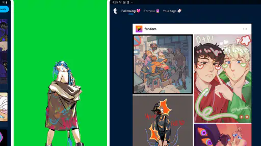 Tumblr — fandom, sztuka, chaos screenshot