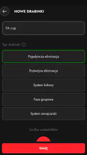 Turnieje: Tournament Maker screenshot 2