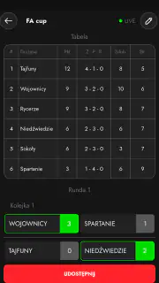 Turnieje: Tournament Maker screenshot 4