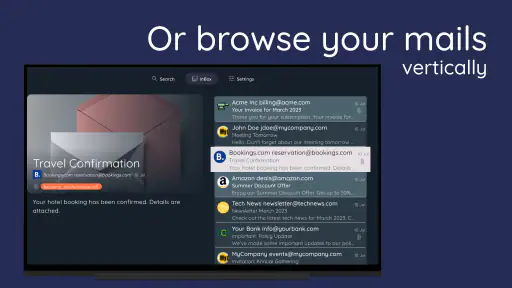 TVmail screenshot