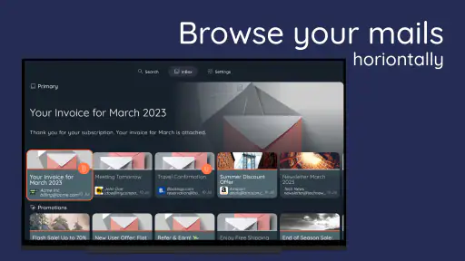 TVmail screenshot