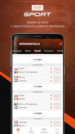 TVP Sport (Android TV) screenshot 1