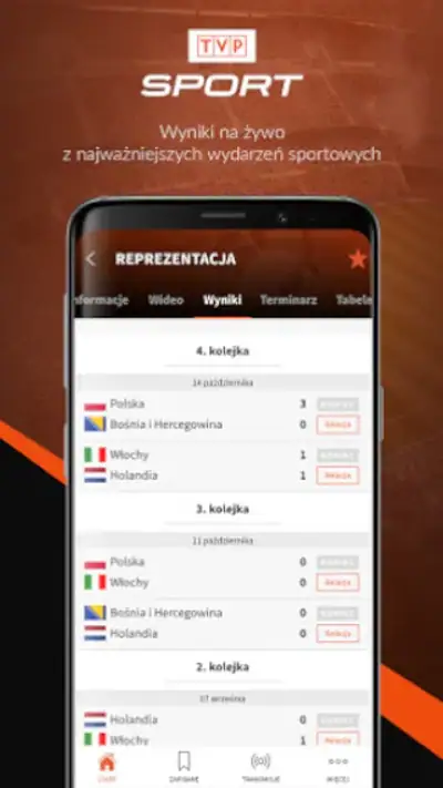 TVP Sport (Android TV) screenshot 1
